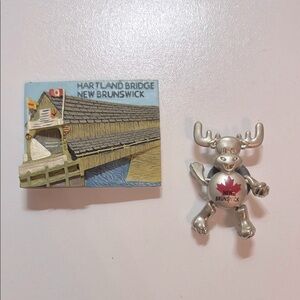 New Brunswick Magnet and Moose Pin Set